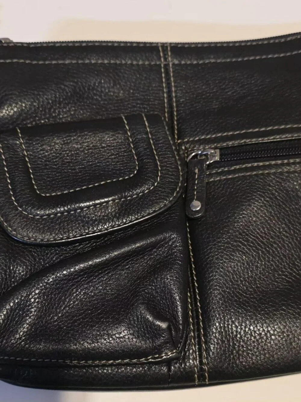 Tignanello Black‎ Crossbody Handbag with Cell Phone Holder
